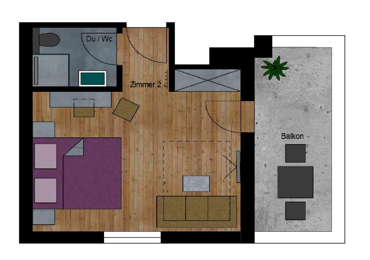 Hotel Garni Bergwelt See Ngoại thất bức ảnh
