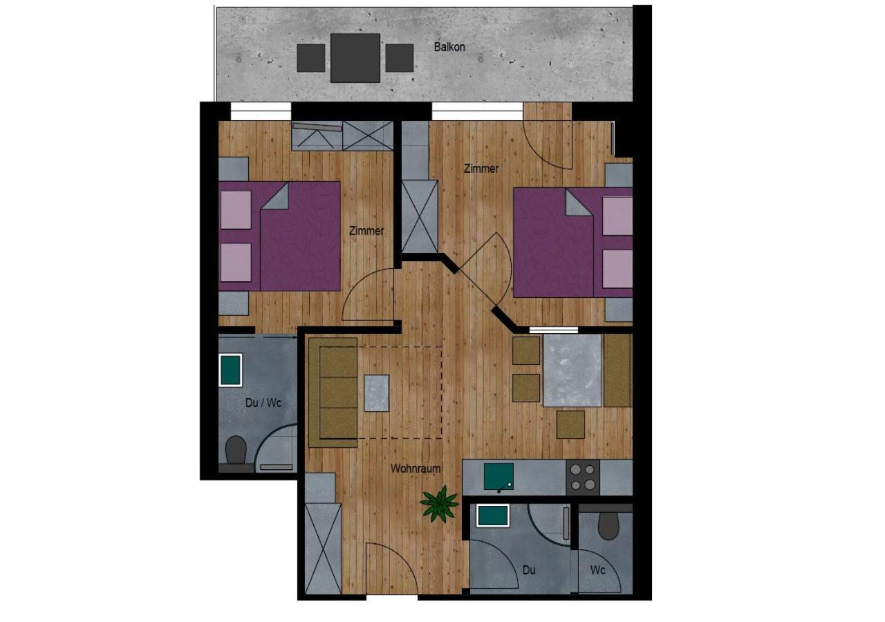 Hotel Garni Bergwelt See Ngoại thất bức ảnh